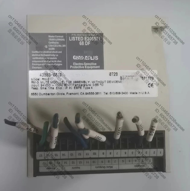 RM-3 MUTE MODULE 컨트롤러 43983-0010에는 RM-X 기능이 포함되어 있습니다.