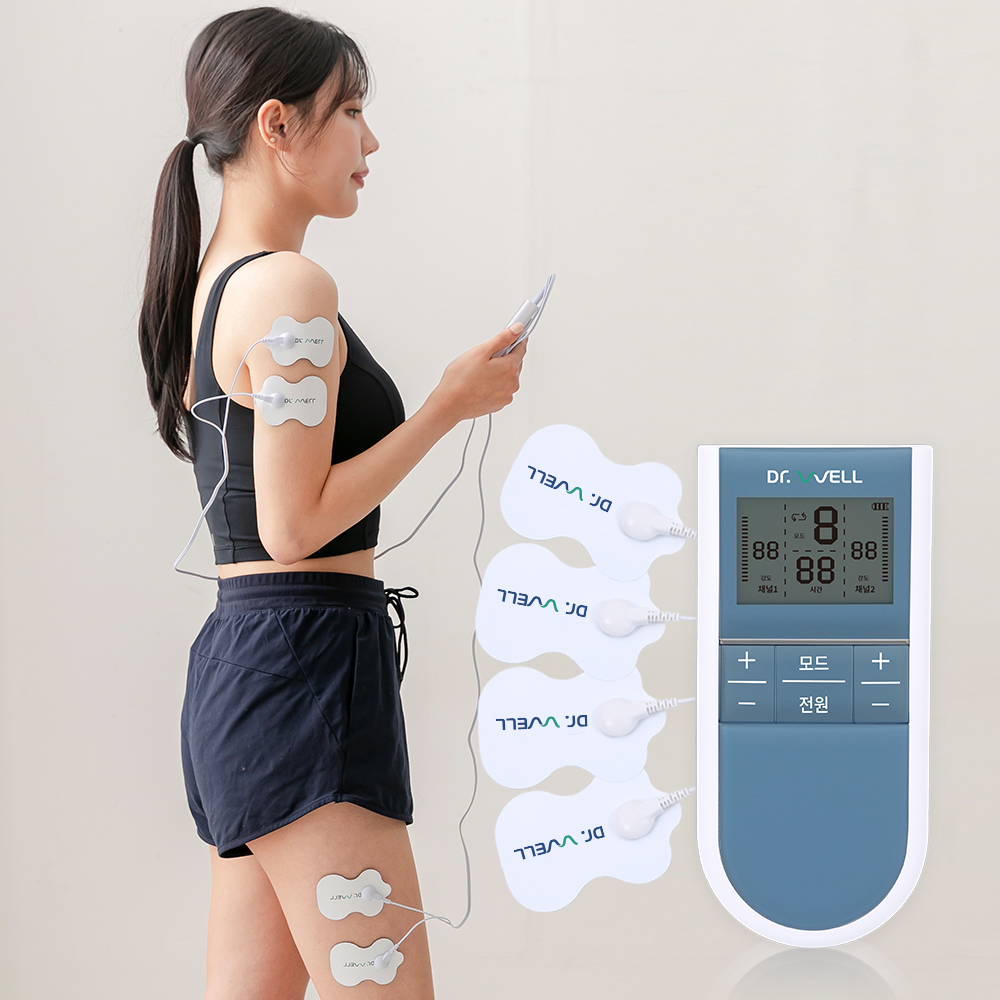 닥터웰 EMS 저주파 마사지기 자극기 4패드 듀얼 안마기 DR-470 치료기 아님 상품 이미지