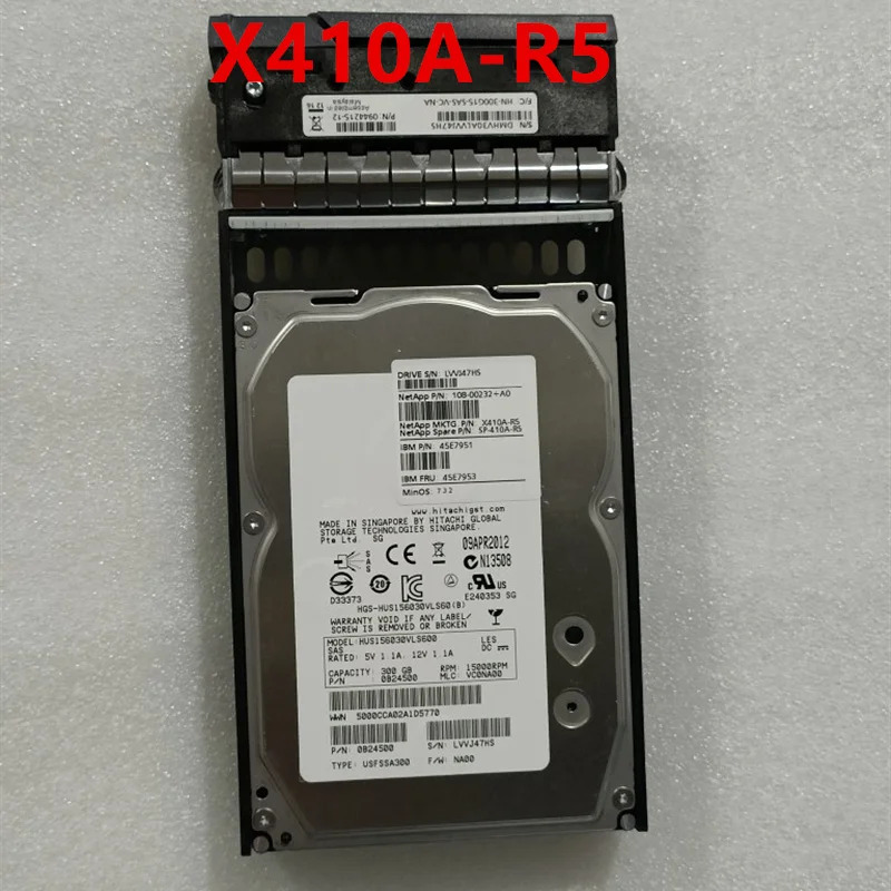 X410A-R5 SP-X410A-R5 108-00232 서버 하드 거HDD NetApp 300GB 3.5 인치 15K SAS