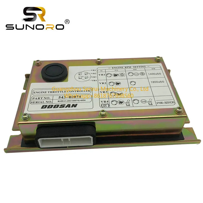 SUNORO DH150-7 DH225-7 굴삭기 모니터 컨트롤러 ECU 가속 539-00048G 543-00055A 543-00074