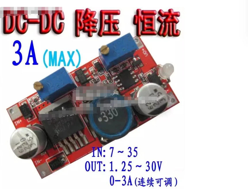 Luotie ToolsLM2596 CC CV LED 드라이버 정전류 충전 전원 모듈 표시기 포함