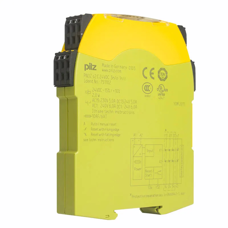 PILZ 751102 안전 릴레이 750102 PNOZ S2