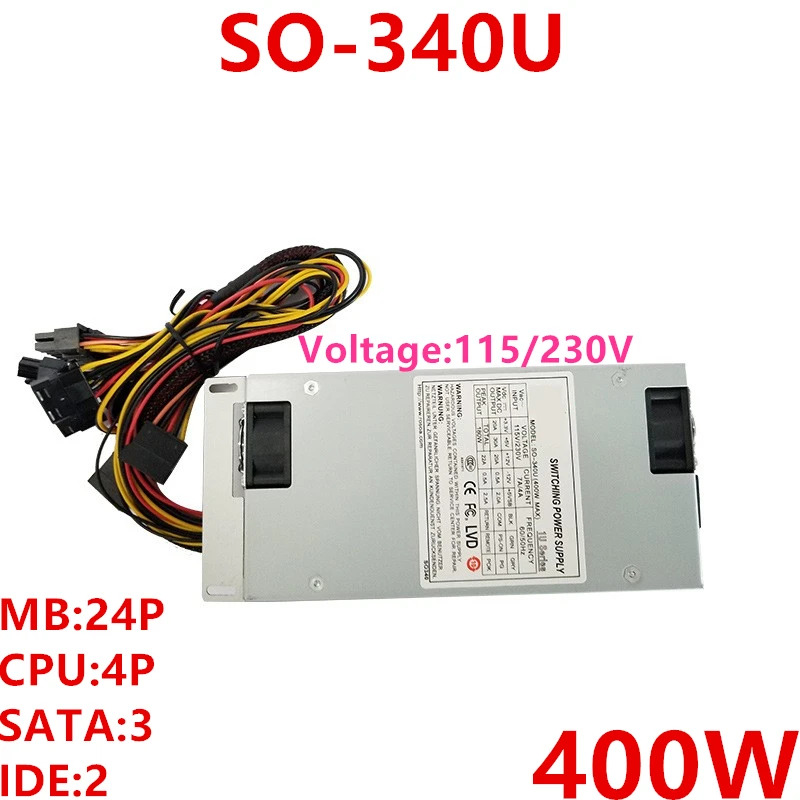 Rosor 1U 전원공급장치 300W 피크 400W SO-340U SO-3400U 신