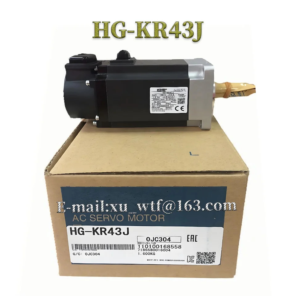 오리지널 400W AC 서보모터 HG-KR43J 신