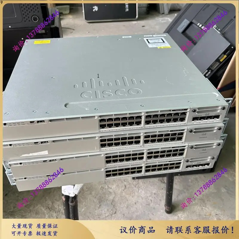 WS-C3850-24T-S 24 포트 기가비트 전기 3 층 기계 단일 전원공급장치