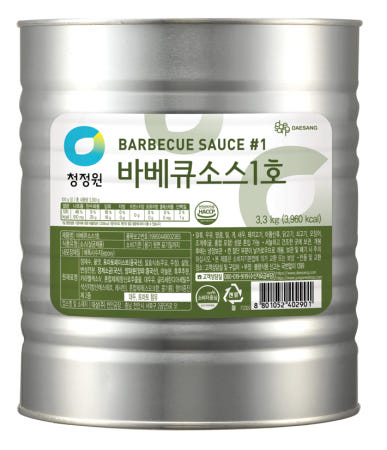 대상 청정원 바베큐소스 1호 3.3kg