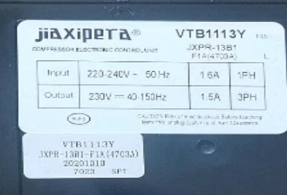 컴퓨터 보드 인버터 압축기 드라이브 VTB1113Y JXPR-13B-2L 마더보드