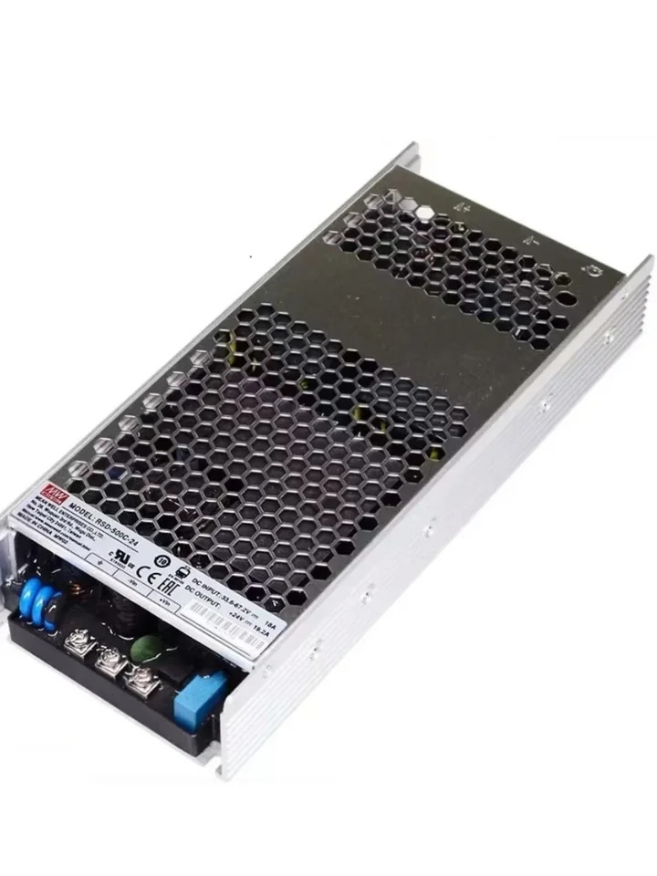 Mingwei 전원공급장치 케이스 110V 철도 DCDC 컨버터 RSD-500B 500C 500D-12V24V48V