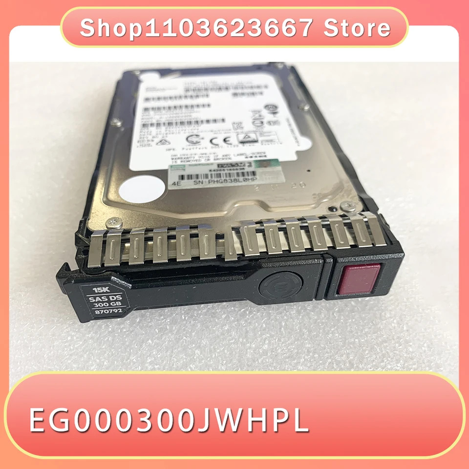 델 875217-001 300G 15K 12G 870792-001 G9 G10 EG000300JWhp호환L