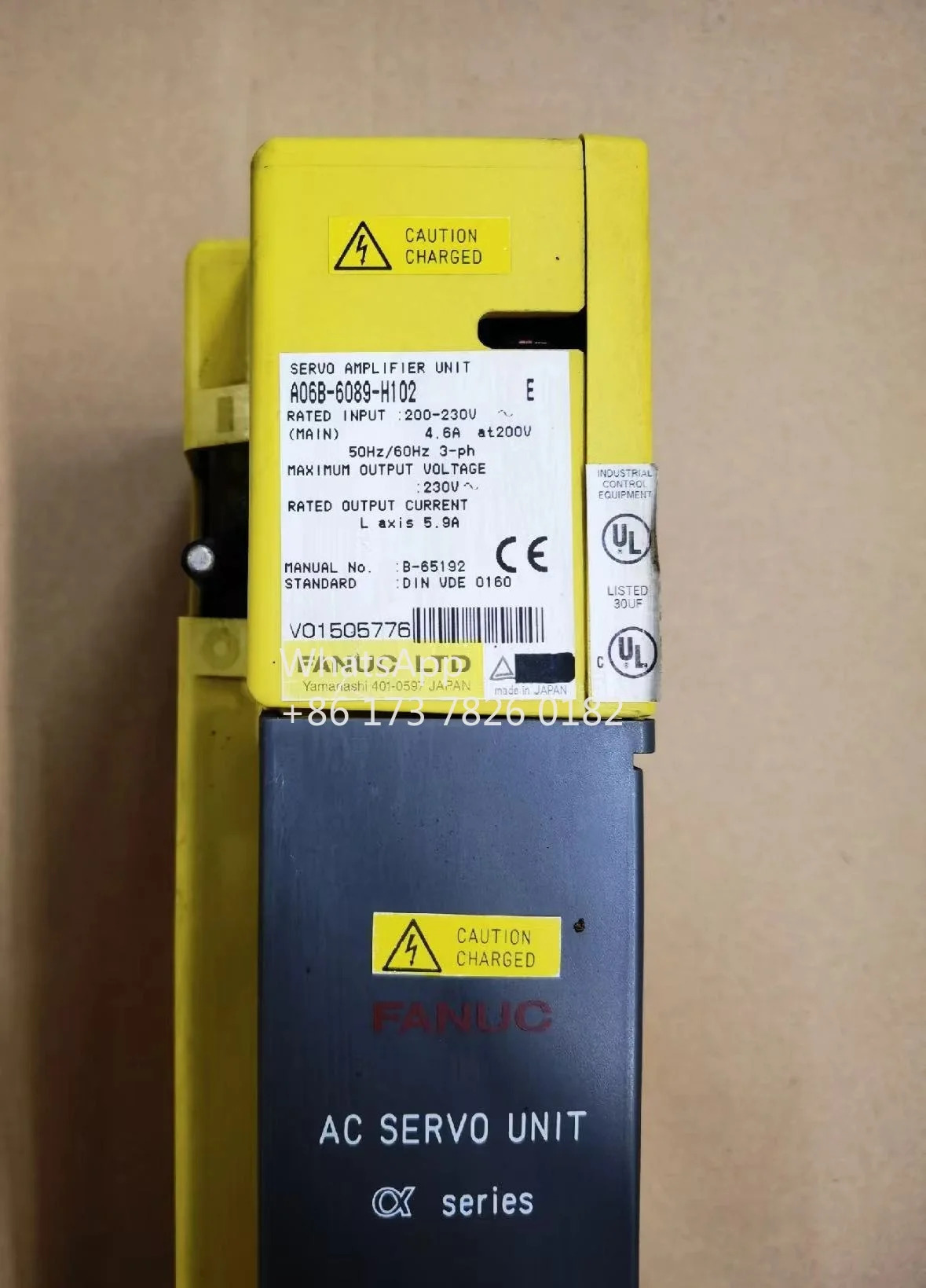 A06B-6089-H102 리퍼 드라이브 작동 기능 OK