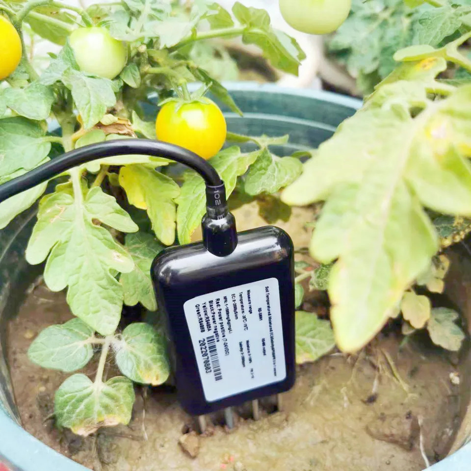 IoT LORA LORAWAN RS485 모드토양 NPK EC 전도도 온도 수분 PH 센서 농업CE 7 in 1