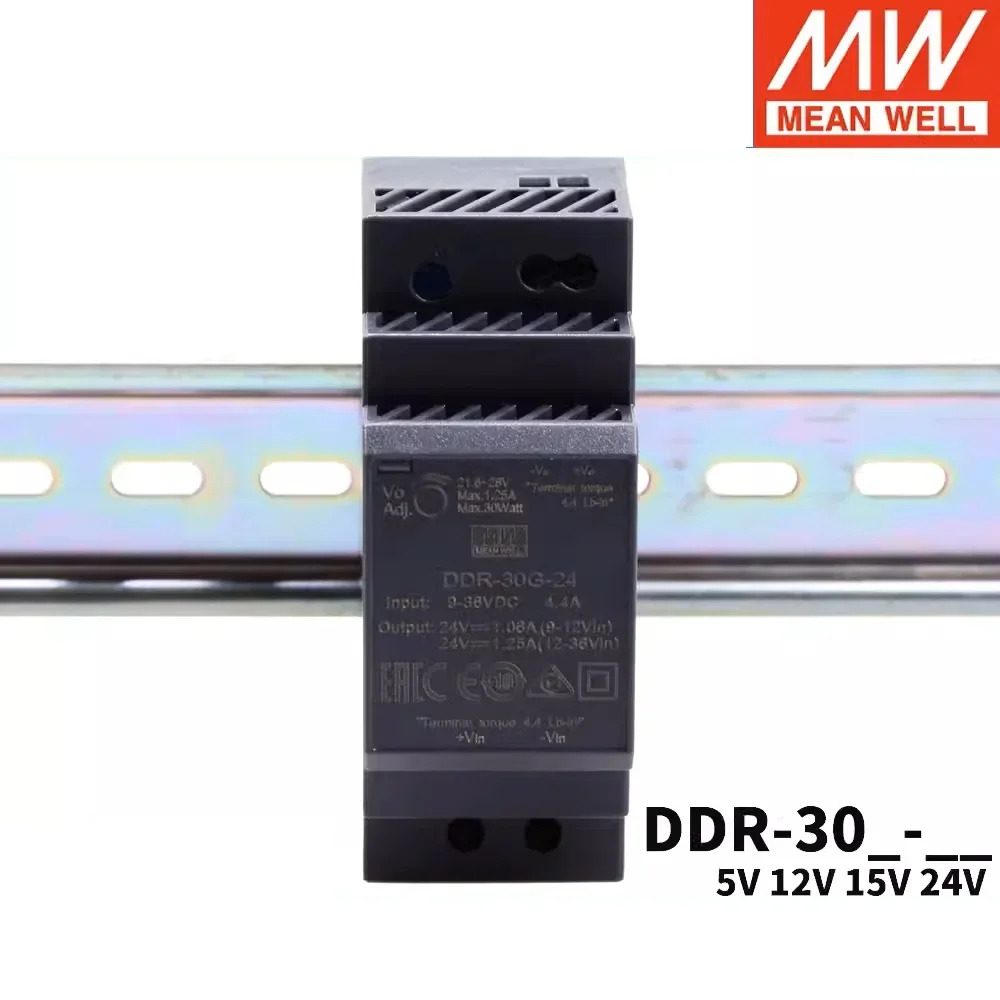 MEANWELL DDR-30 시리즈 30w 936Vdc 1875Vdc 스텝다운 DC 5V 12V 15V 24V MEAN WELL 전원공급장치 컨버터 DDR-30G/L-5/12/2