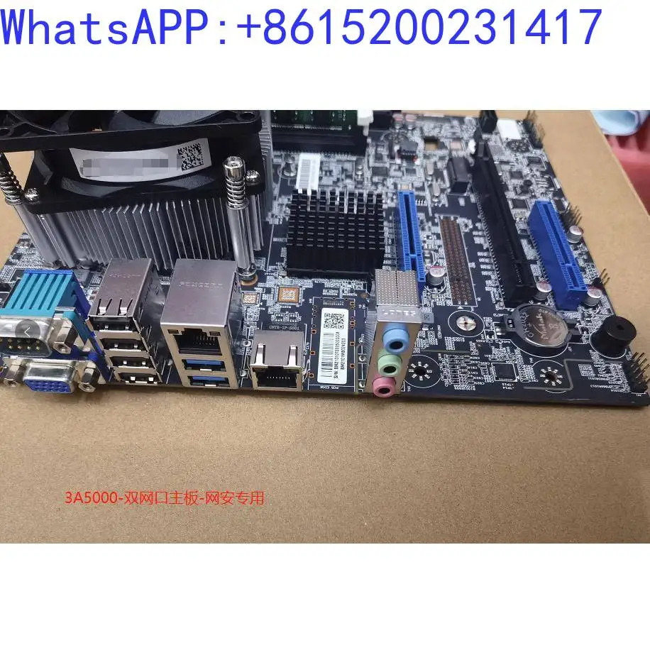Longson 산업제어 컴퓨터 인트라넷 호스트 듀얼 포트 마더보드 3A5000
