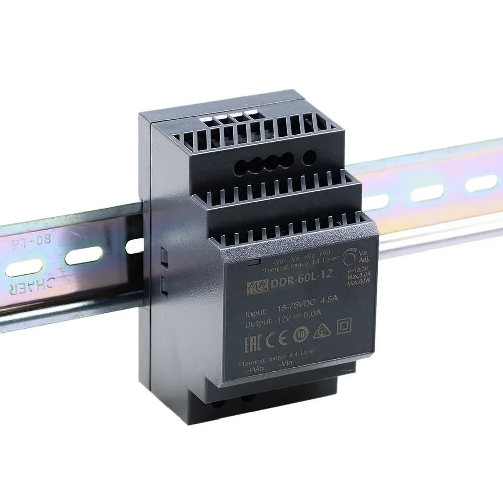 MEAN WELL DDR-60 DDR-60L-24 24V 2.5A 60W 레일 DC-DC 컨버터