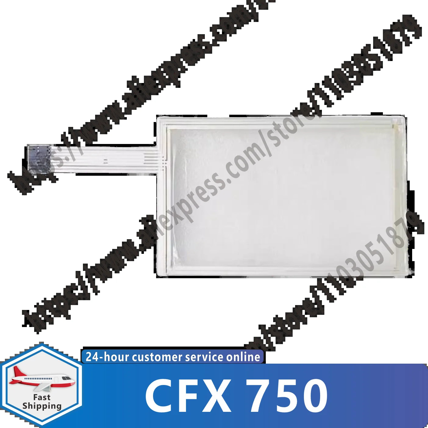 오리지널 터치 스크린 유리 패널 디지타이저 CFX 750 CFX-750 CFX750