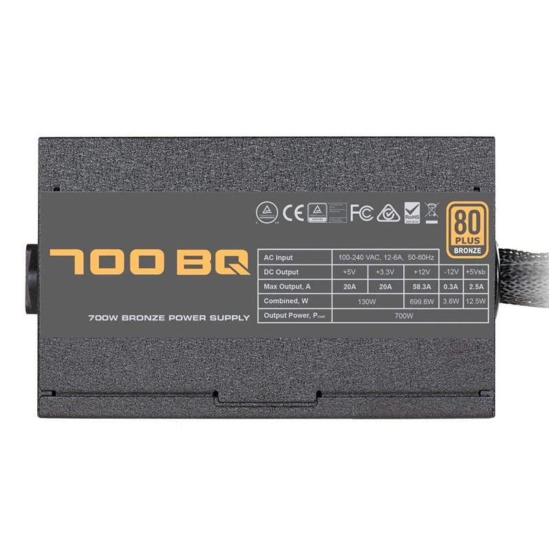 EVGA RTX2080 RX5700XT 700W 600W 500W 피크 800W 전원공급장치 700BQ 600BQ 500BQ PSU 신