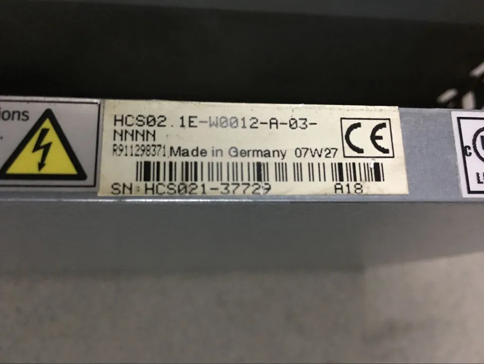 렉스로스 드라이브 HCS02.1E-W0012 포장 HCS02.1E-W0012-A-03-NNN