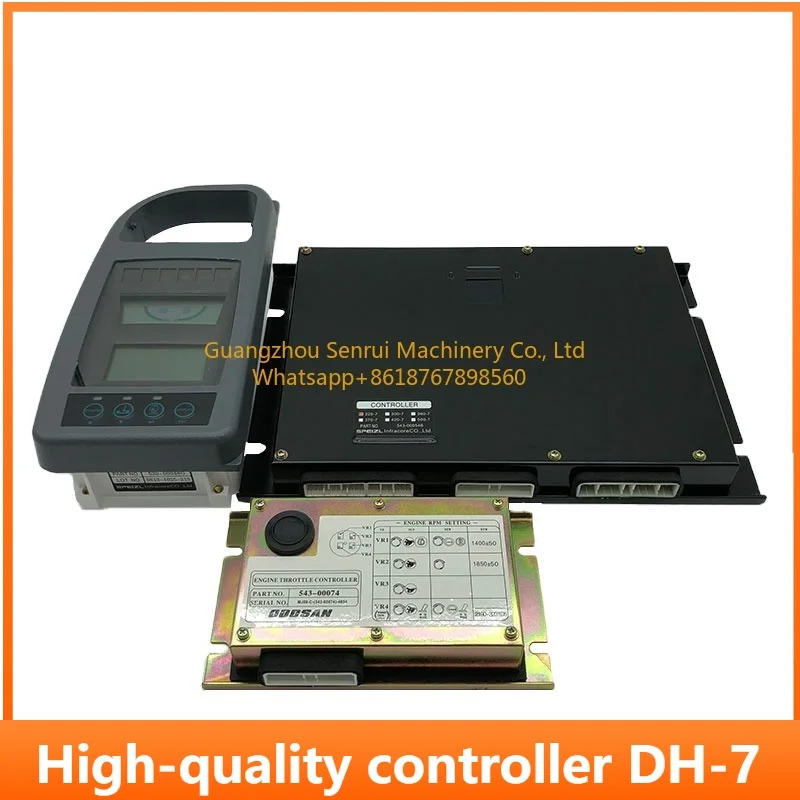 SUNORO DH150-7 DH225-7 굴삭기 모니터 컨트롤러 ECU 가속 539-00048G 543-00055A 543-00074