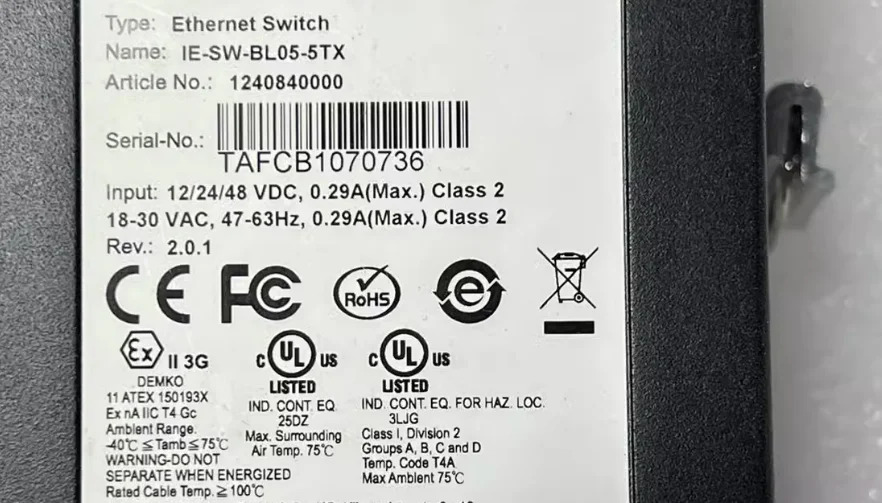 IE-SW-BL05-5TX MQF21-4-3000-11 CP451-10 679817-22 LEA150F-24 AFC-260