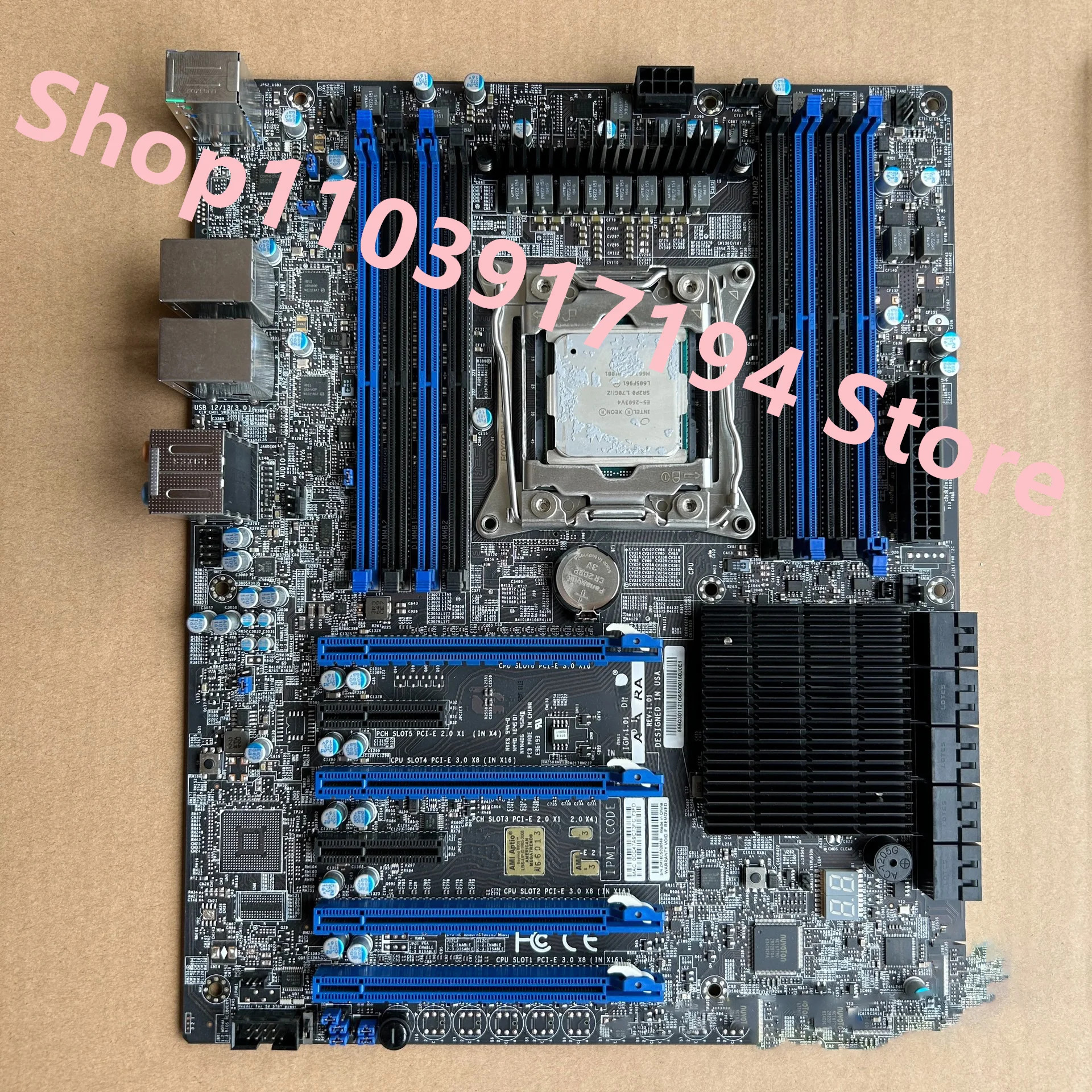 슈퍼 X99 워크스테이션 마더보드 X10SRA 지지대 개별 그래픽 카드용