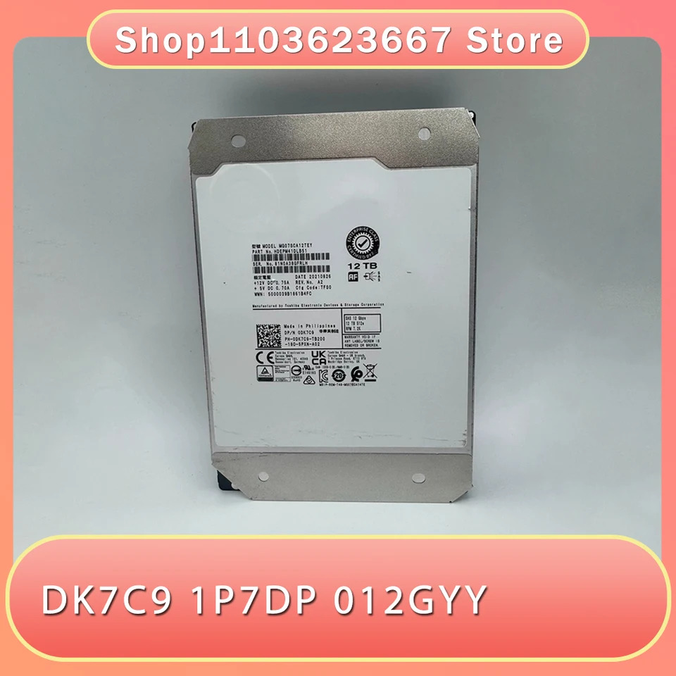 델 MG07SCA12TEY DK7C9 ST2000NM0023 1P7DP MG03SCA400 012GYY 용
