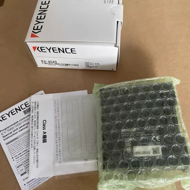 KEYENCE KV-AD40 KV-AD40G KV-AD40V PLC A/D 변환 유닛 4 아날로그 입력 채널 오리지널