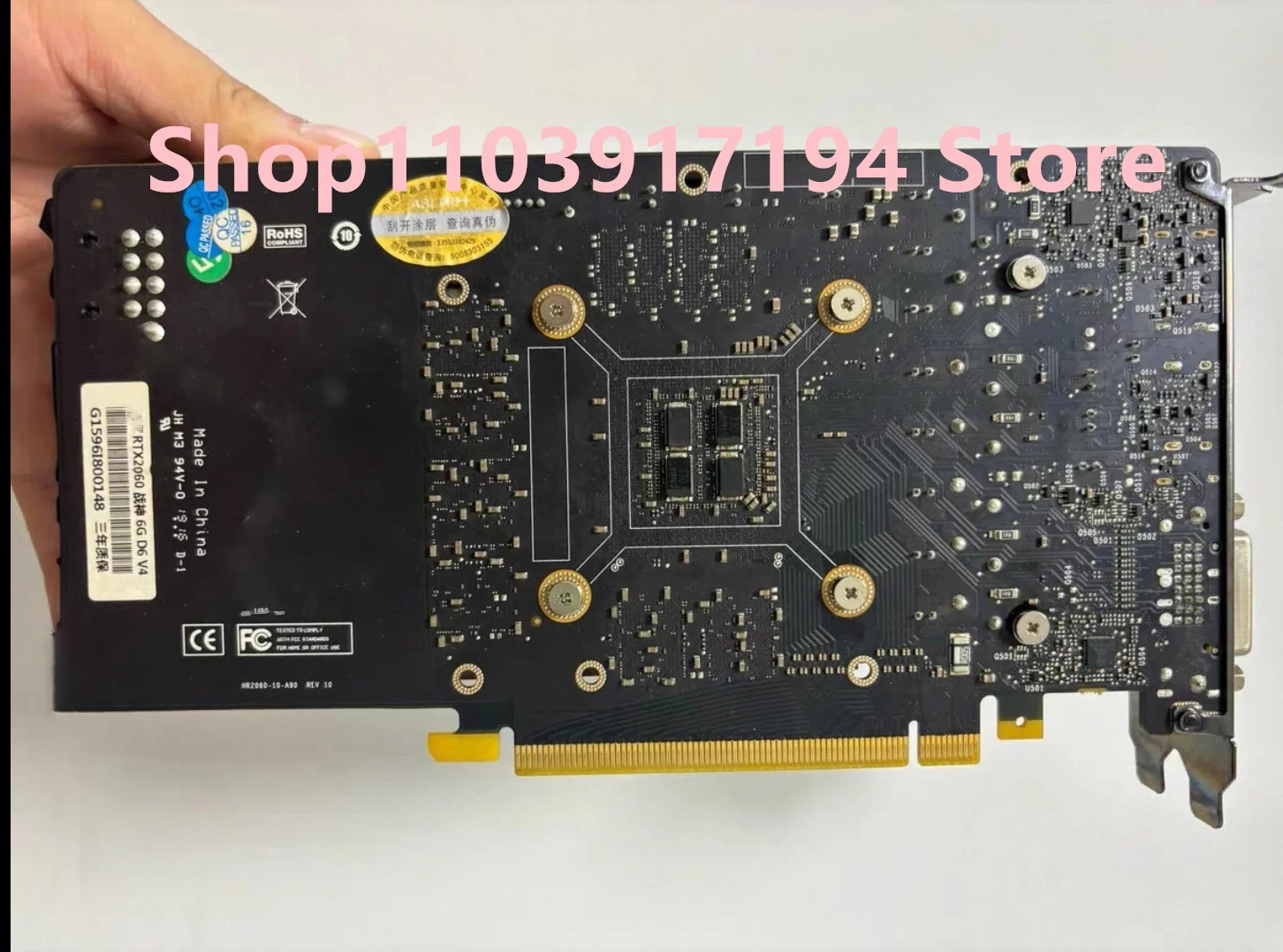 ASL RTX2060 6G D6 V4 디스플레이 카드