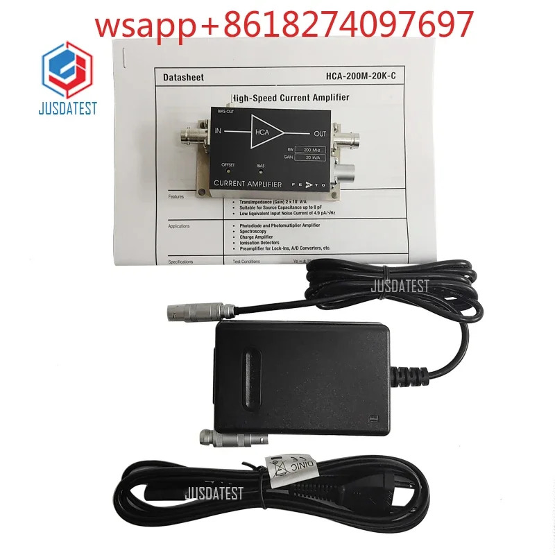 독일 FEMTO 압전 검출기 증폭기 HCA-200M-20K-C HCA-20M-100K-C
