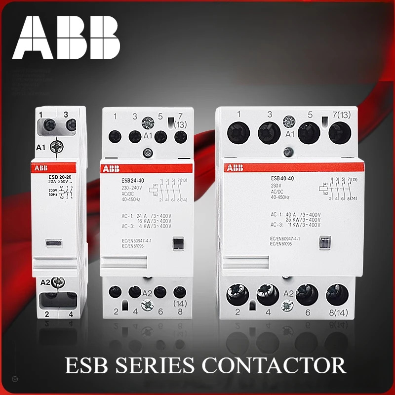 ABB 접촉기 ESB 시리즈 ESB20 ESB25 ESB40 ESB100 ESB20-20N ESB25-20N ESB40-20N ESB63-20N ESB100-20N ESB25-4
