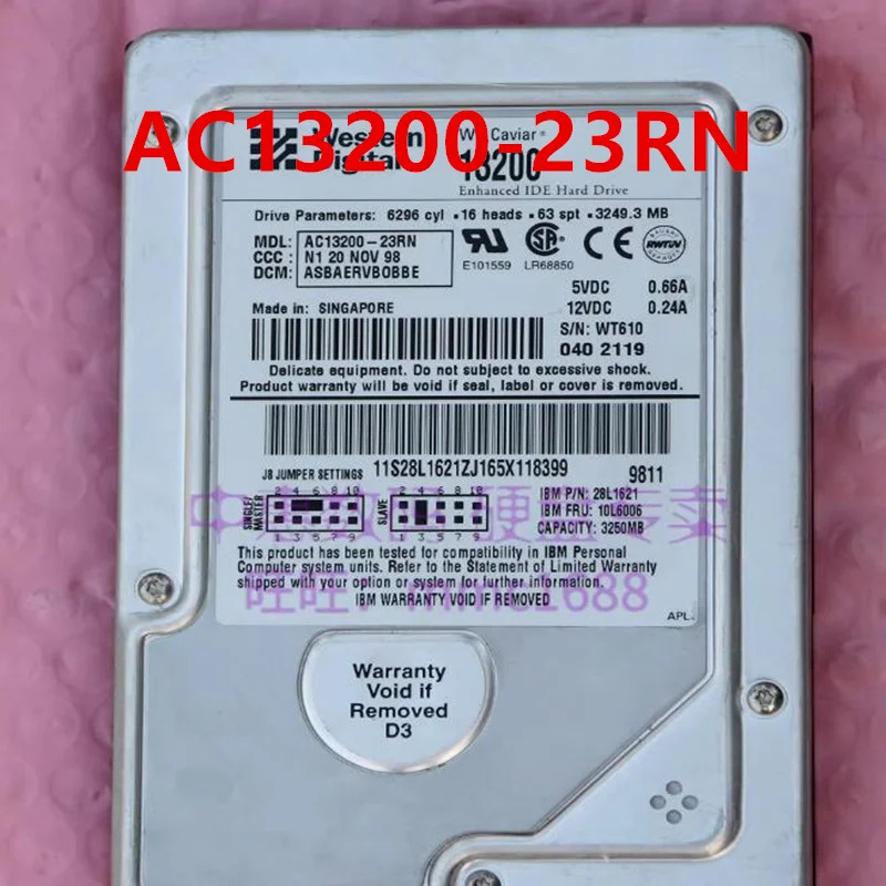AC13200-23RN AC26400-60RT 오리지널 리퍼 하드 WD Ciar 13200 3.2GB IDE 3.5 인치 5400RPM 2MB 데스크탑 HDD