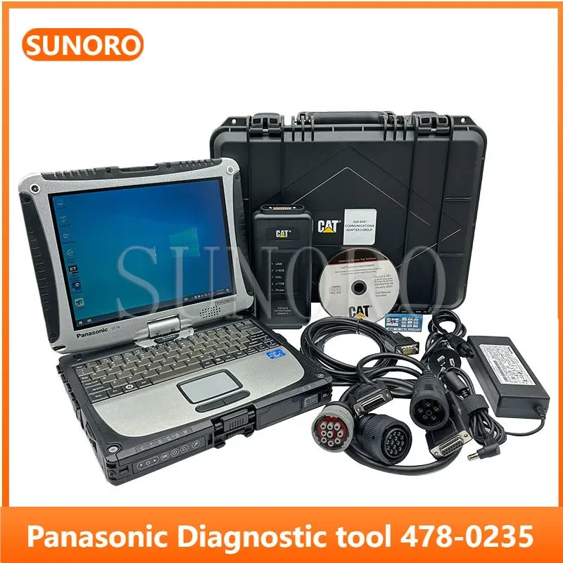 SUNORO Caterpillar노트북 진단 스캐너 통신 어댑터 도구 478-0235 538-5051 Cat et4 SIS