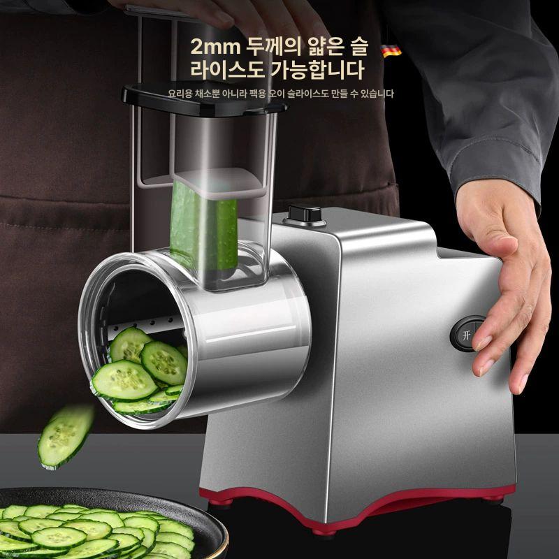 야채 채소 과일 자동 슬라이서 오이 레몬 다기능 만능 채칼 자르기 업소용 - 상세 이미지 5