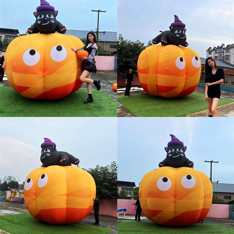 할로윈 대형에어풍선 해적곰펌킨세트 축제포토존 행사장입구장식 테마파크 - 상품 이미지