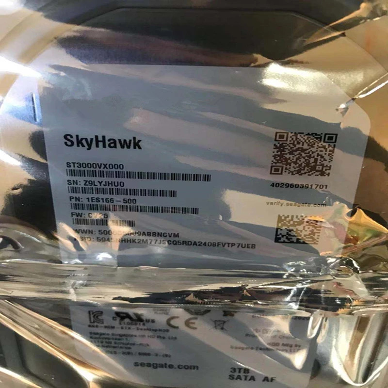 씨게이트 SV35 오리지널 HDD 3.5 인치 SATA 6 Gb/s 64MB 7200RPM 내부 감시 ST3000VX000 3TB 신