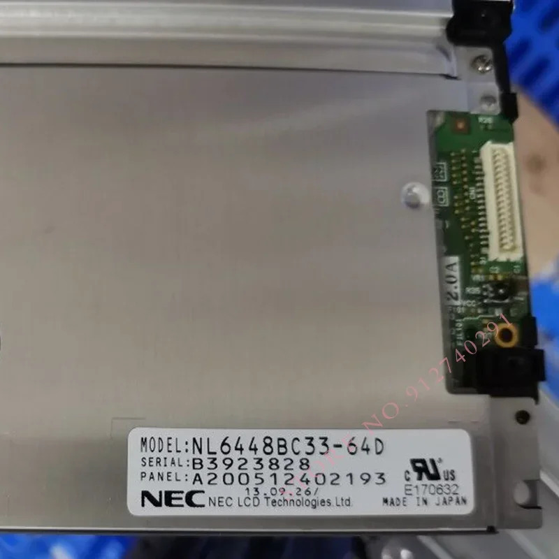NECNL6448BC33-64 NL6448BC33-64D NL6448BC33-64R NL6448BC33-64E LCD 패널 디스플레이 모듈 640x480 10.4 인치