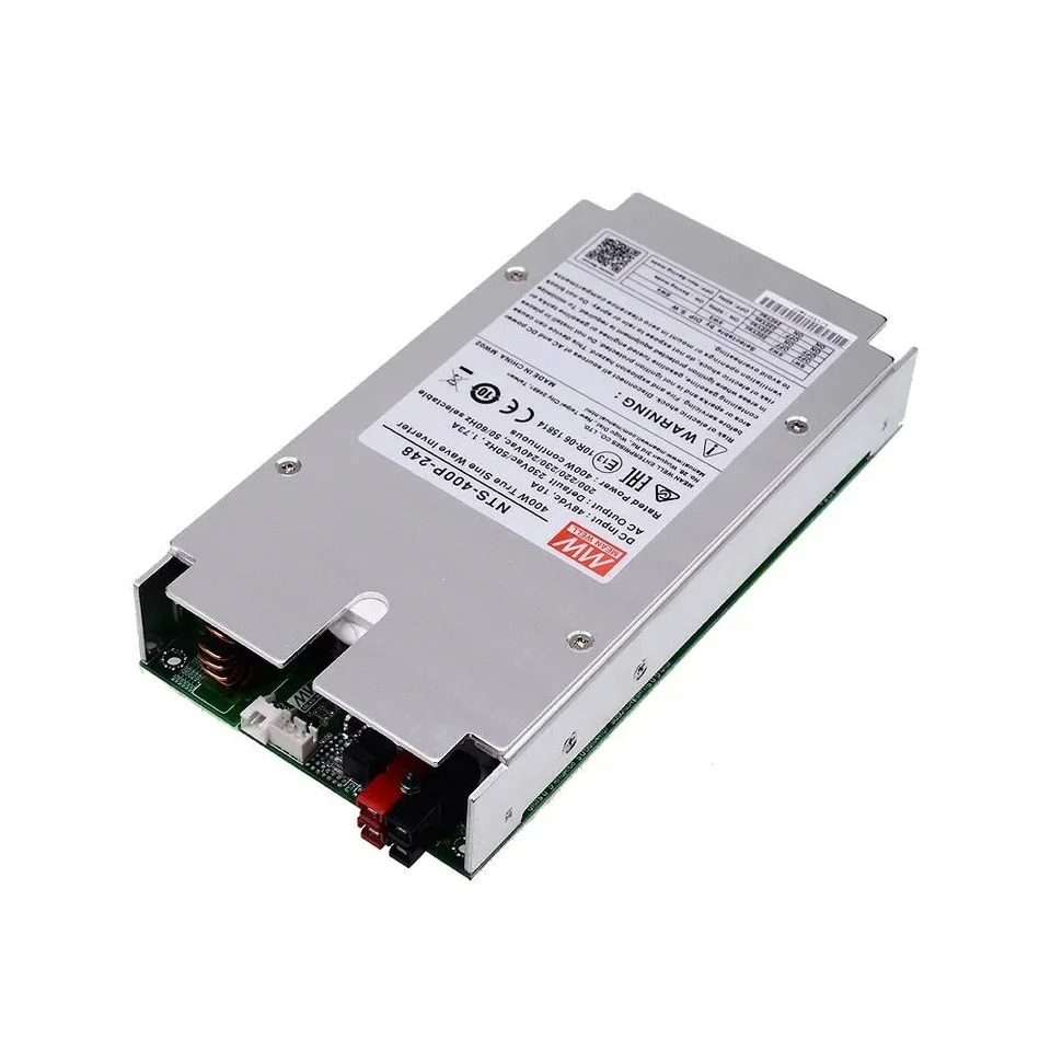 대만 Mingwei NTS-400P-224 하이 트러스트 내장 순수 사인파 DC-AC 인버터 400W