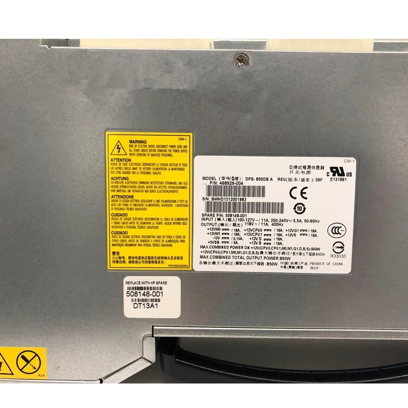 hp호환 Z820 PSU 850W 전원공급장치 632913-001 623195-001 DPS-850GB A 신