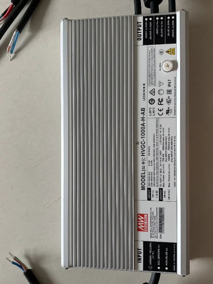 Mingwei 전원공급장치 HVGC-1000-M L H-AB 650W 정전력 LED 드라이버 3 1 디밍