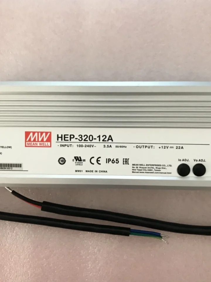 대만 Mingwei 스위칭 전원공급장치 산업 혹환경 HEP-320-12A 15A 24A 36A 48A 54AW