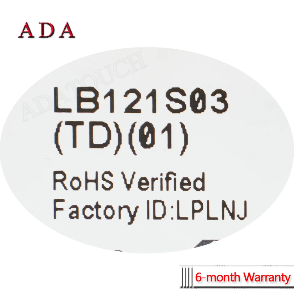 LB121S03-TD01 LCD 디스플레이 패널 LB121S03TD01