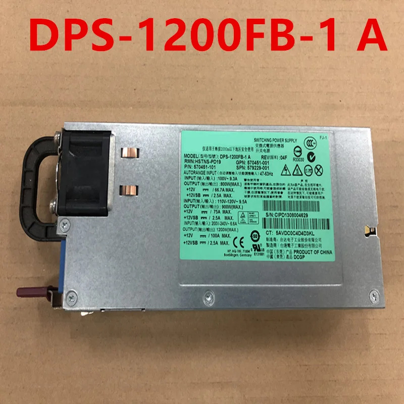 hp호환 1200W 전원공급장치 DPS-1200FB-1A HSTNS-PD19 DPS-1200FB-1 A 570451-001 570451-101 579229-001 578322-B