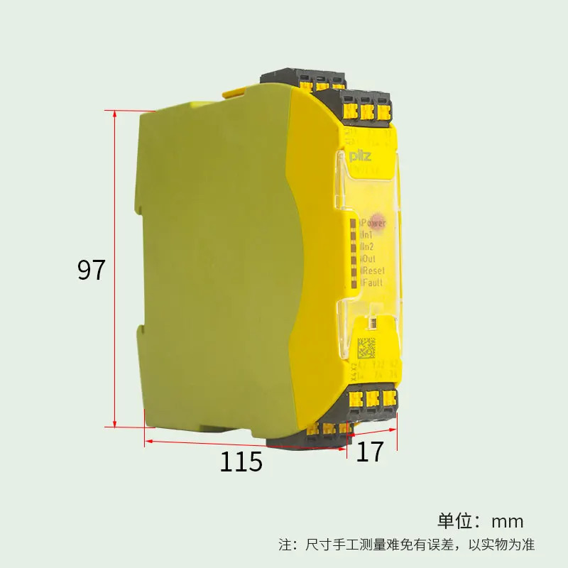 PILZ 751102 안전 릴레이 750102 PNOZ S2