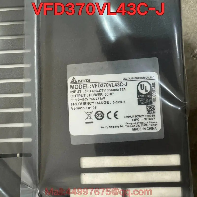 리퍼 VFD370VL43C-J 사출 성형기 프로 서보 드라이브 기능 리퍼는 일반적으로 교섭이 필요