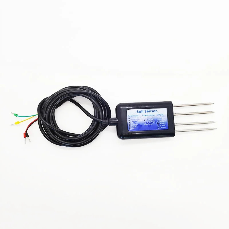 IoT LORA LORAWAN RS485 모드토양 NPK EC 전도도 온도 수분 PH 센서 농업CE 7 in 1