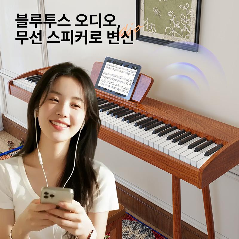 디지털 건반 전자피아노 신디사이저 전자키보드 악기 연습용 초보자용 서스테인 페달 - 상세 이미지 3