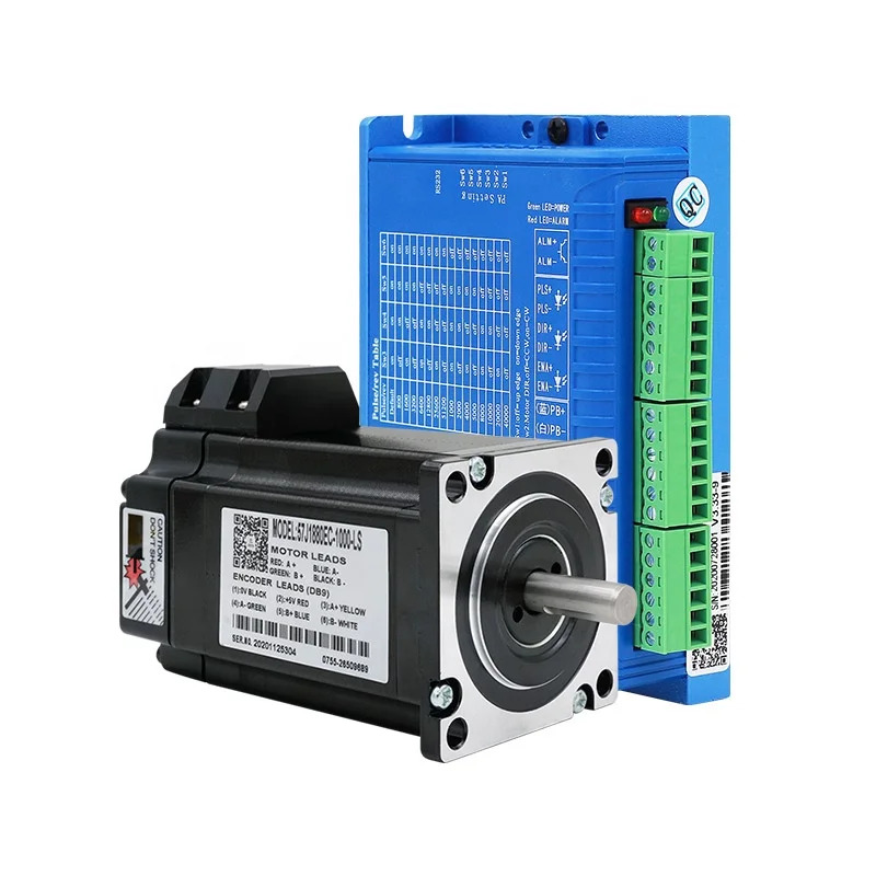 인코더 이지 서보 시스템 루프 2 상 Nema 23 2.0nm 모터 57J1880EC-1000-LS 2HSS57