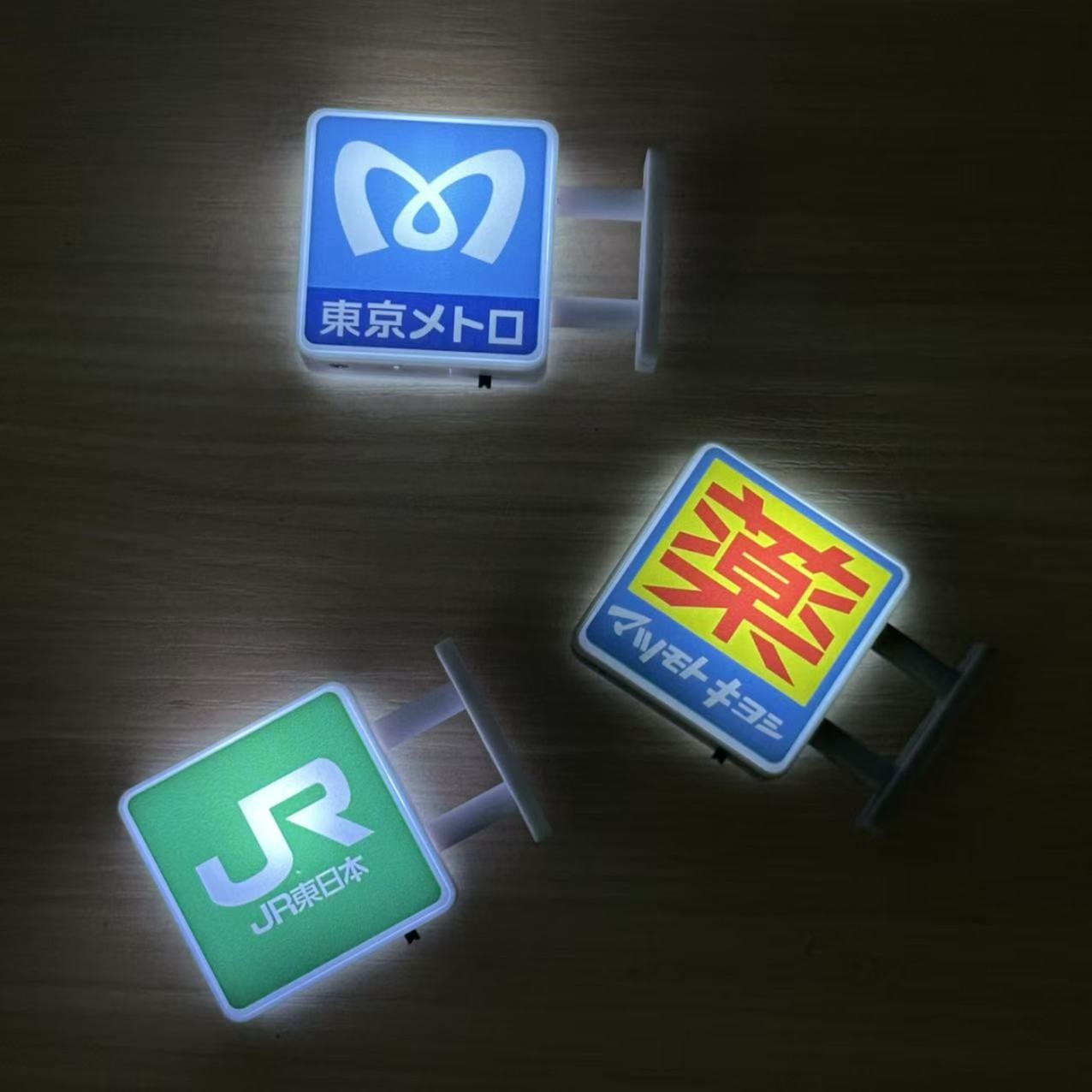 일본 냉장고 자석 마그넷 LED 미니 간판 편의점 일본술 인테리어 소품 미니어처 편의점 세븐일레븐 스퀘어 화이트 이미지 6