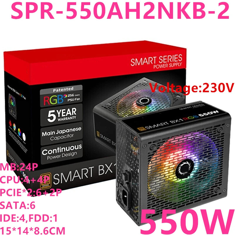 써멀테이크 Tt 스마트 BX1 RGB SPR-650AH2NKB-2 SPR-550AH2NKB-2 오리지널 전원공급장치 650W 550W
