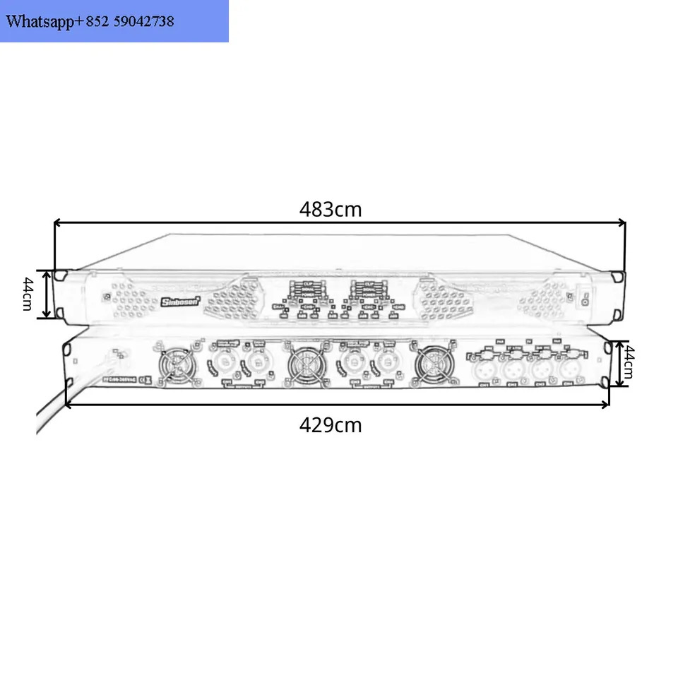 K4-1000 d 음향 장비 스피커 4 채널