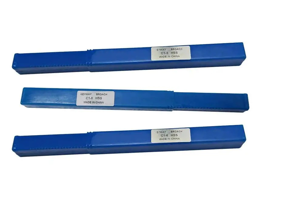 고속 스틸 HSS CNC 펀칭 머신 키웨이 브로치 C-5 C1-6 C1-8